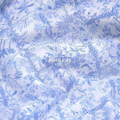 Liberty of London (Tana Lawn™ Cotton Fabric) - Tropical Toile - FO:REST Fabric 布恩堂Liberty fabrictana lawnjapanese fabricykk zipper