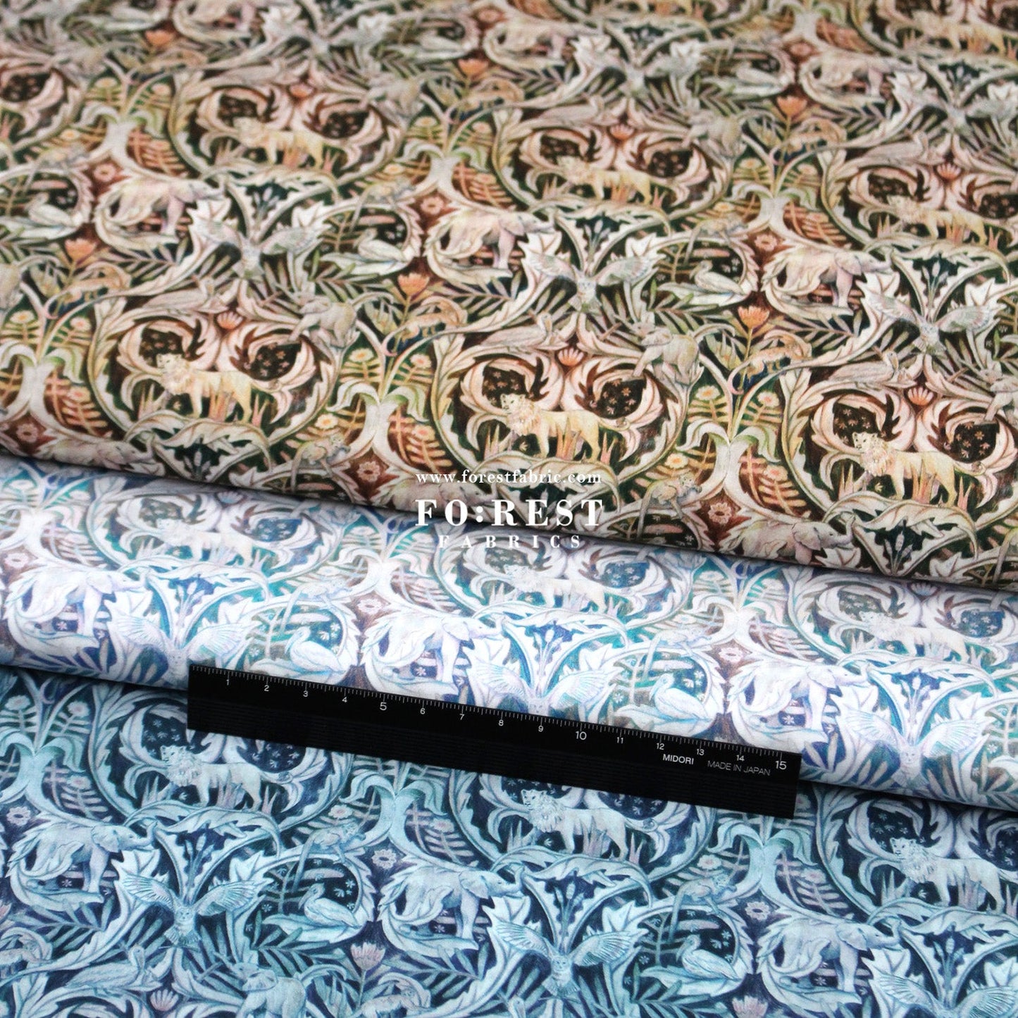 Liberty of London (Tana Lawn™ Cotton Fabric) - Valerie - FO:REST Fabric 布恩堂Liberty fabrictana lawnjapanese fabricykk zipper