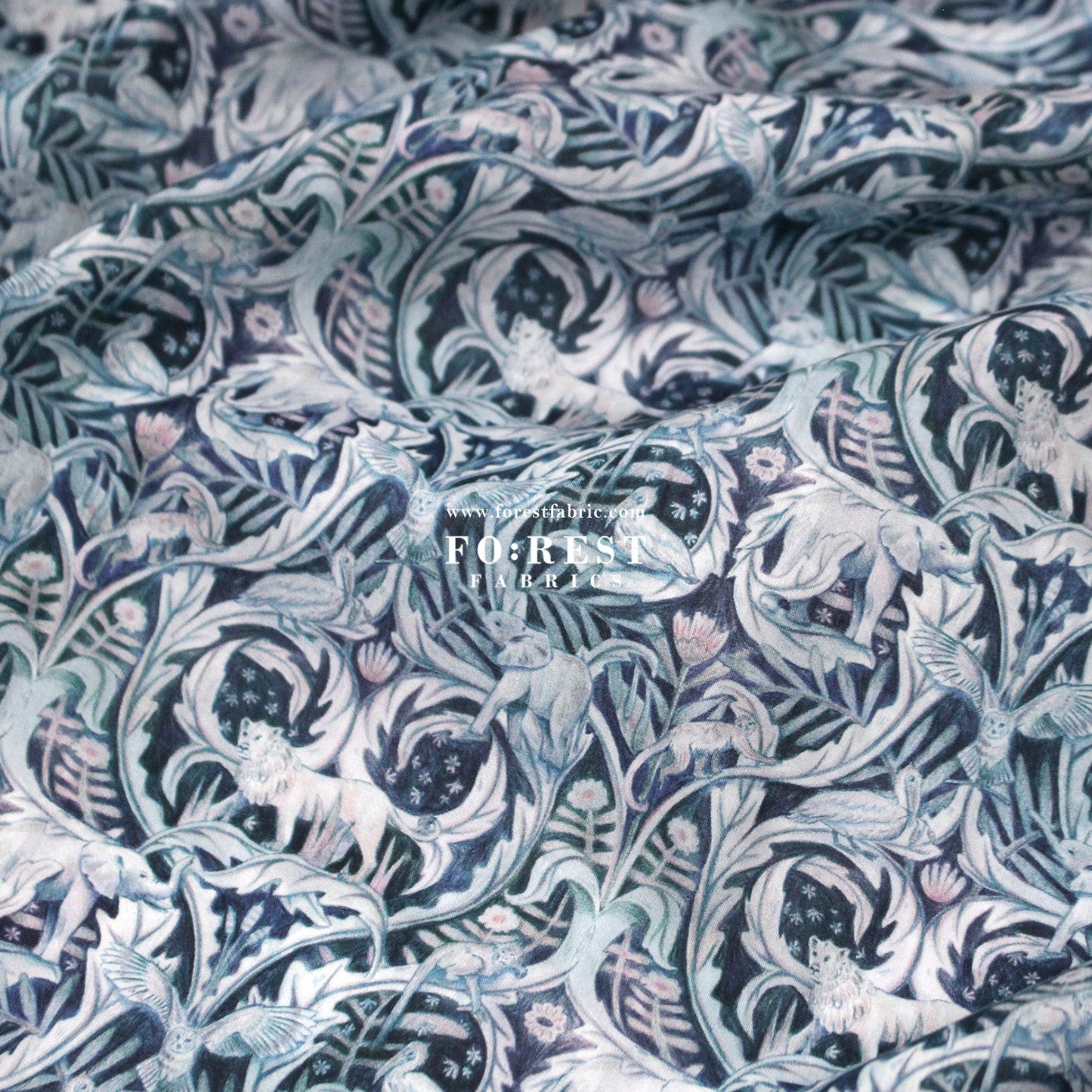Liberty of London (Tana Lawn™ Cotton Fabric) - Valerie - FO:REST Fabric 布恩堂Liberty fabrictana lawnjapanese fabricykk zipper