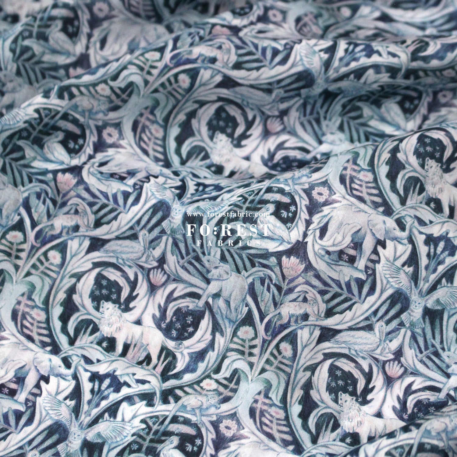 Liberty of London (Tana Lawn™ Cotton Fabric) - Valerie - FO:REST Fabric 布恩堂Liberty fabrictana lawnjapanese fabricykk zipper