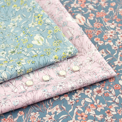Liberty of London (Tana Lawn™ Cotton Fabric) - Wandervogel - FO:REST Fabric 布恩堂Liberty fabrictana lawnjapanese fabricykk zipper