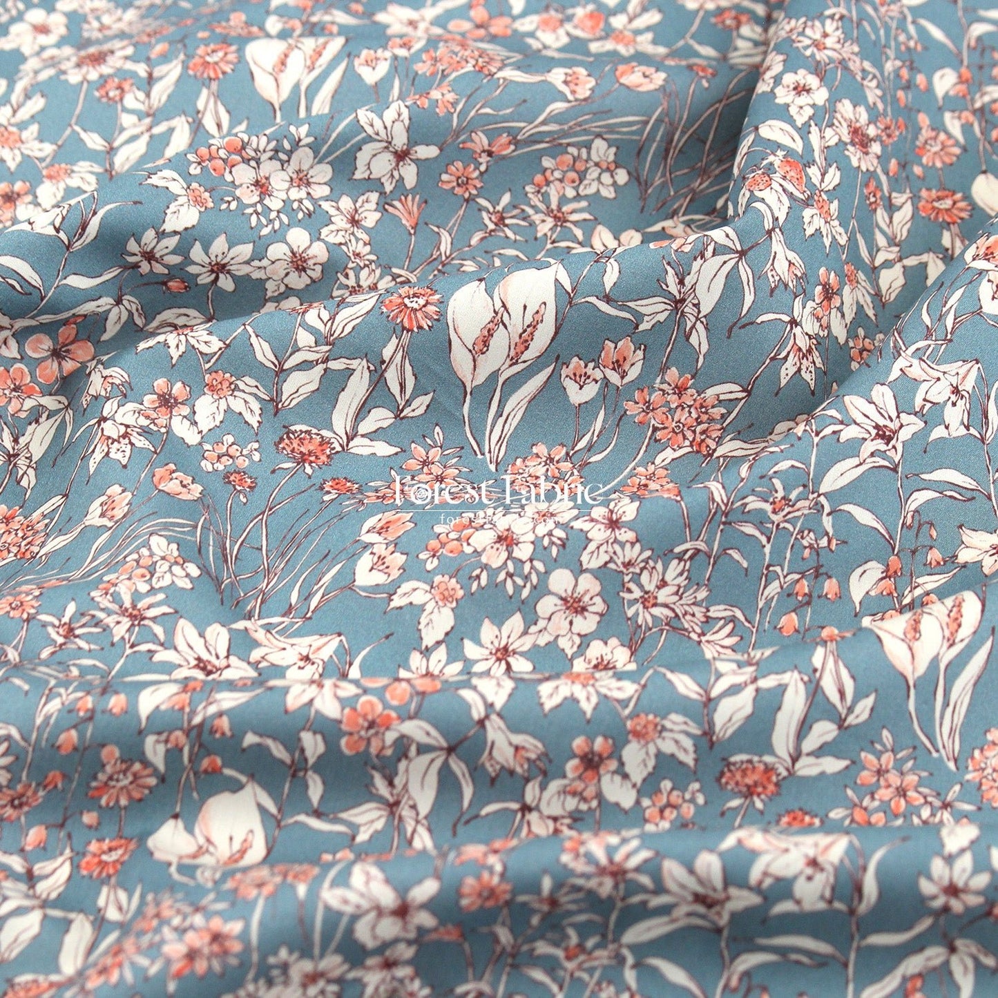 Liberty of London (Tana Lawn™ Cotton Fabric) - Wandervogel - FO:REST Fabric 布恩堂Liberty fabrictana lawnjapanese fabricykk zipper