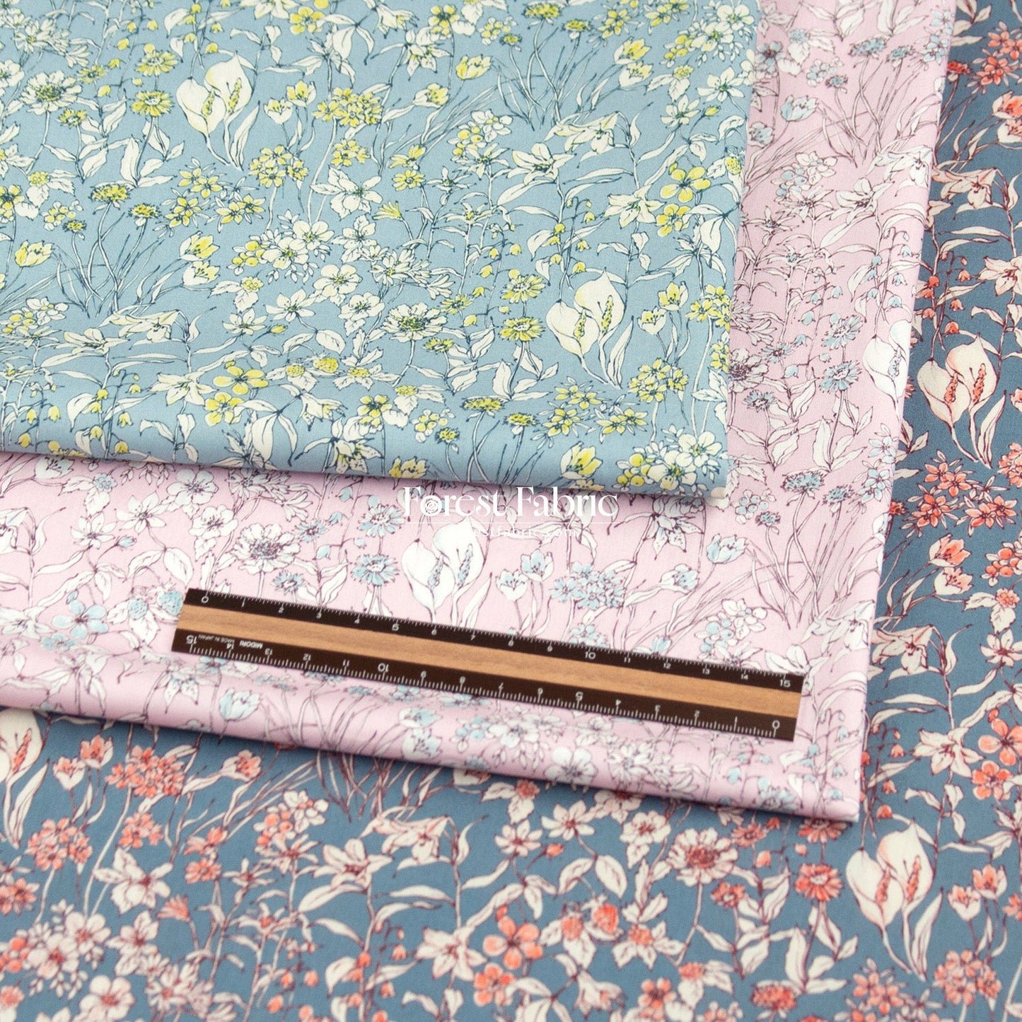 Liberty of London (Tana Lawn™ Cotton Fabric) - Wandervogel - FO:REST Fabric 布恩堂Liberty fabrictana lawnjapanese fabricykk zipper