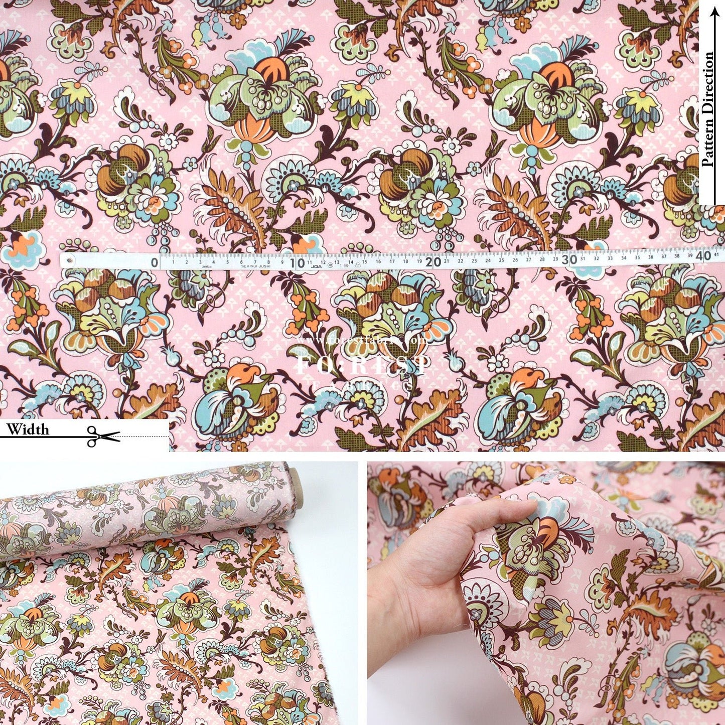 Liberty of London (Tana Lawn™ Cotton Fabric) - Weaver's Wonder - FO:REST Fabric 布恩堂Liberty fabrictana lawnjapanese fabricykk zipper