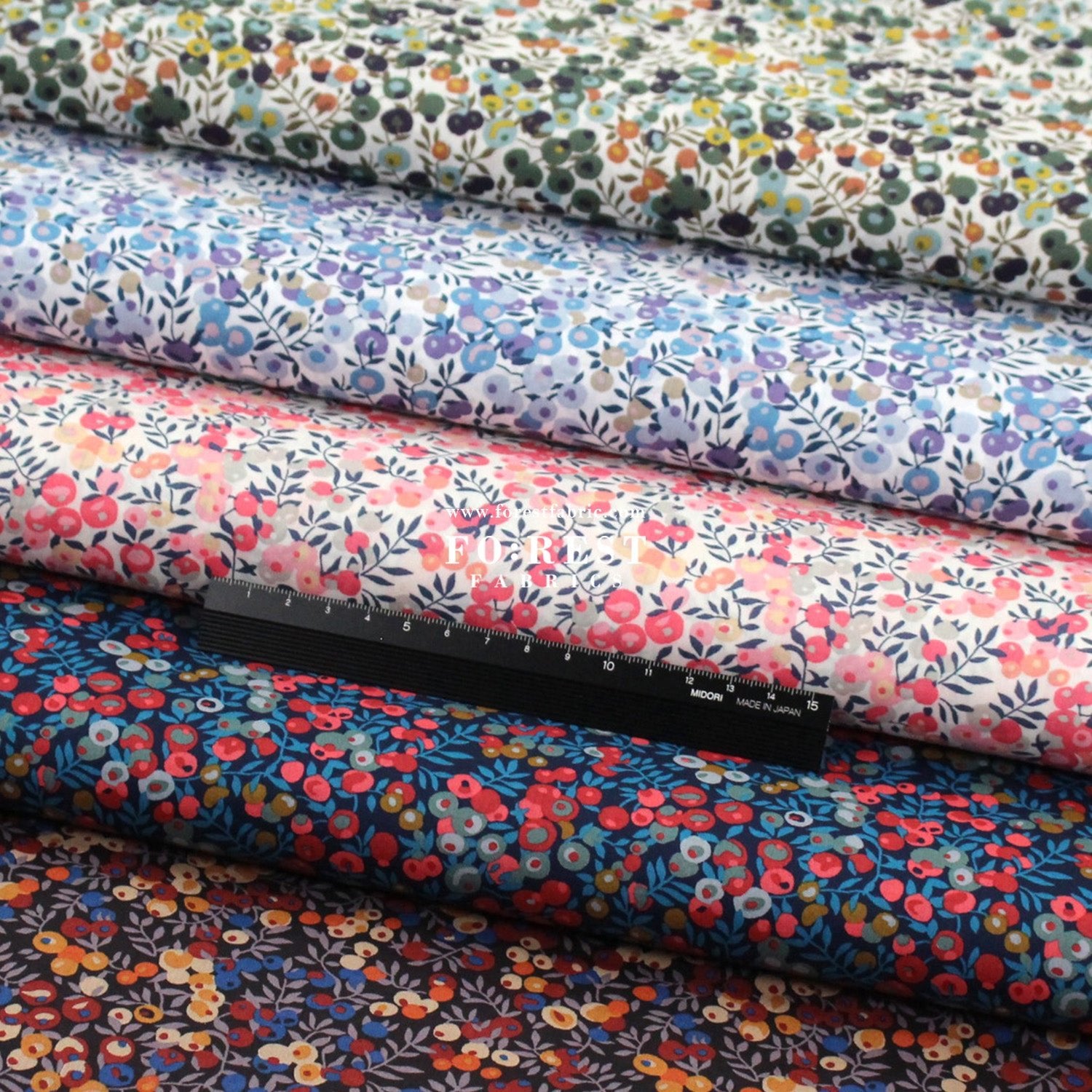 Liberty of London (Tana Lawn™ Cotton Fabric) - Wiltshire - FO:REST Fabric 布恩堂Liberty fabrictana lawnjapanese fabricykk zipper