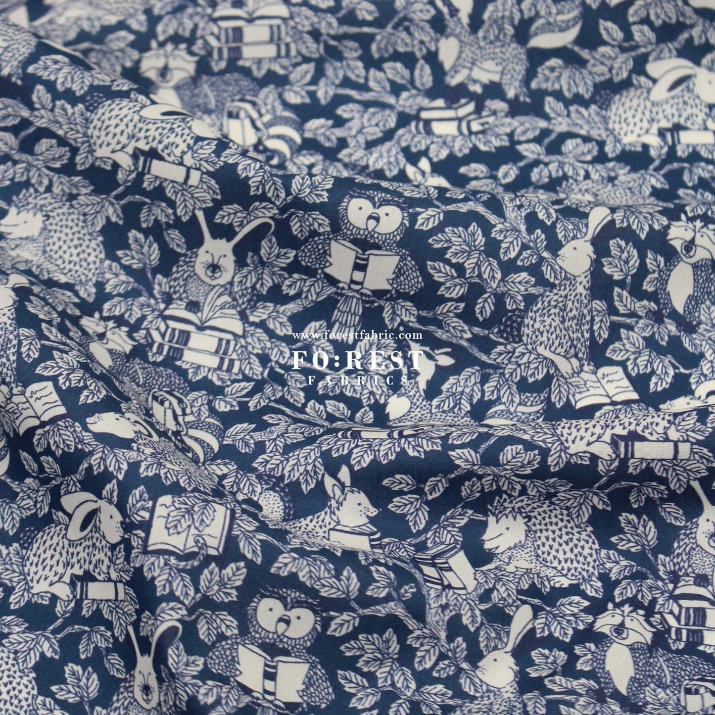 Liberty of London (Tana Lawn™ Cotton Fabric) - Woodland Library - FO:REST Fabric 布恩堂Liberty fabrictana lawnjapanese fabricykk zipper