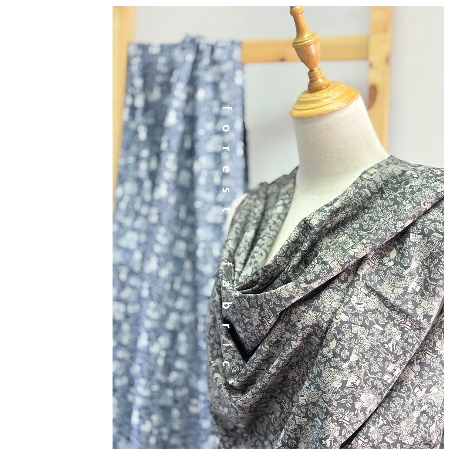 Liberty of London (Tana Lawn™ Cotton Fabric) - Woodland Library - FO:REST Fabric 布恩堂Liberty fabrictana lawnjapanese fabricykk zipper