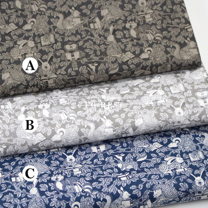 Liberty of London (Tana Lawn™ Cotton Fabric) - Woodland Library - FO:REST Fabric 布恩堂Liberty fabrictana lawnjapanese fabricykk zipper