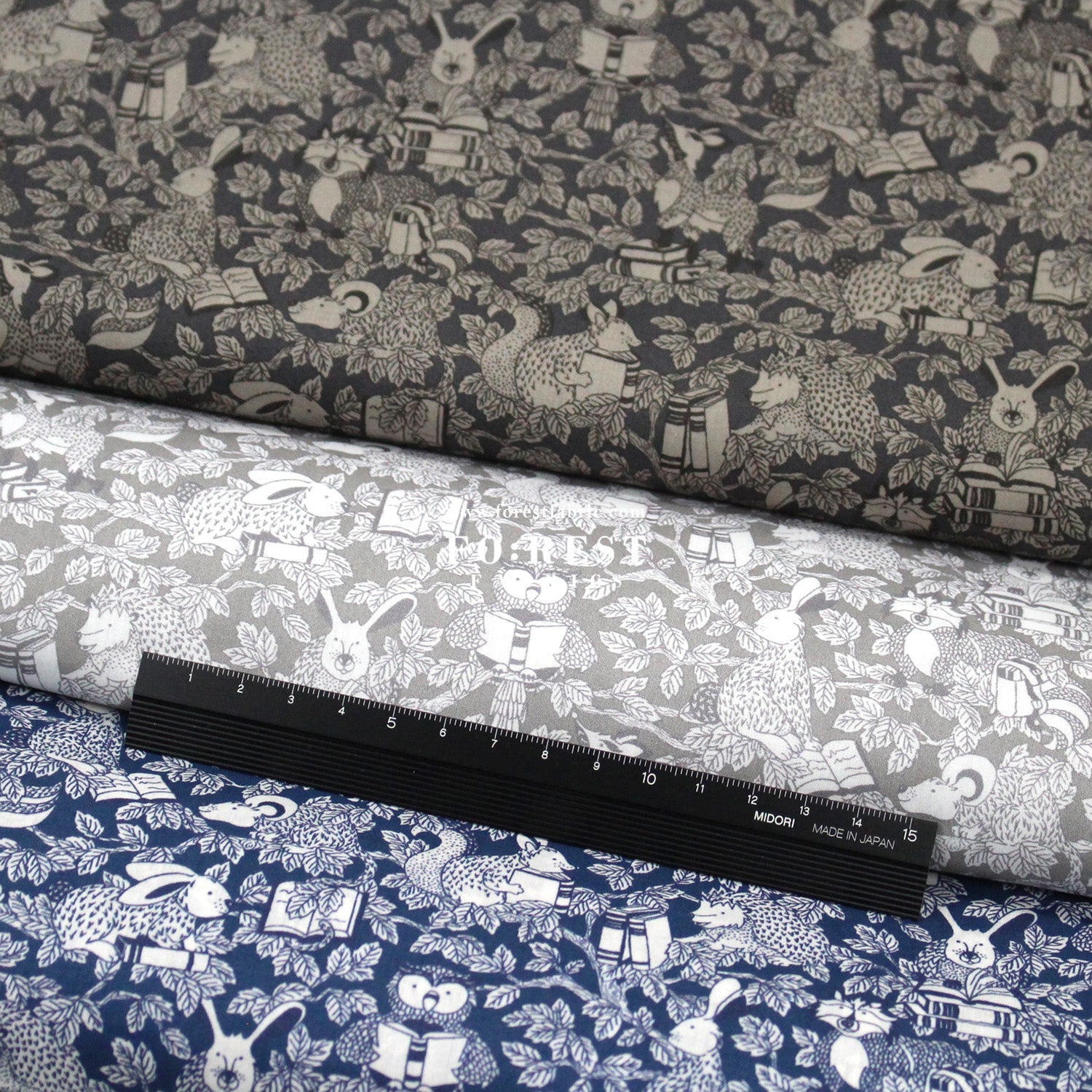 Liberty of London (Tana Lawn™ Cotton Fabric) - Woodland Library - FO:REST Fabric 布恩堂Liberty fabrictana lawnjapanese fabricykk zipper