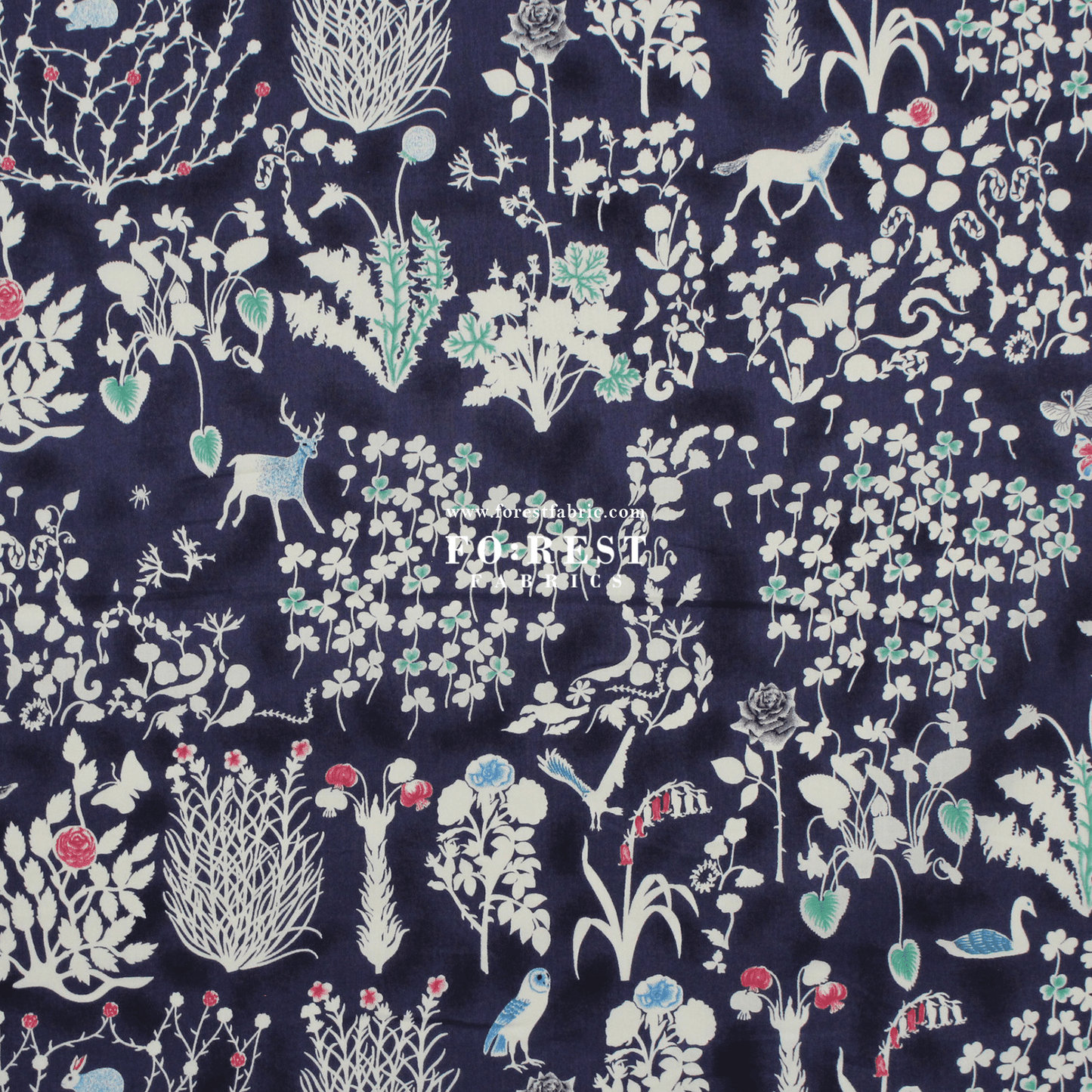 Liberty of London (Tana Lawn® Cotton Fabric) - Yoshie - FO:REST Fabric 布恩堂Liberty fabrictana lawnjapanese fabricykk zipper