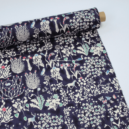 Liberty of London (Tana Lawn® Cotton Fabric) - Yoshie - FO:REST Fabric 布恩堂Liberty fabrictana lawnjapanese fabricykk zipper
