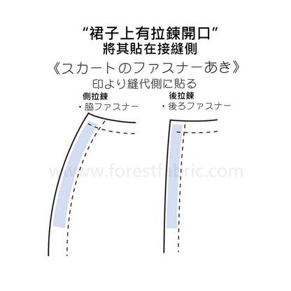 Lightweight Woven Fusible Interfacing 服裝單面黏布襯 - FO:REST Fabric 布恩堂Liberty fabrictana lawnjapanese fabricykk zipper