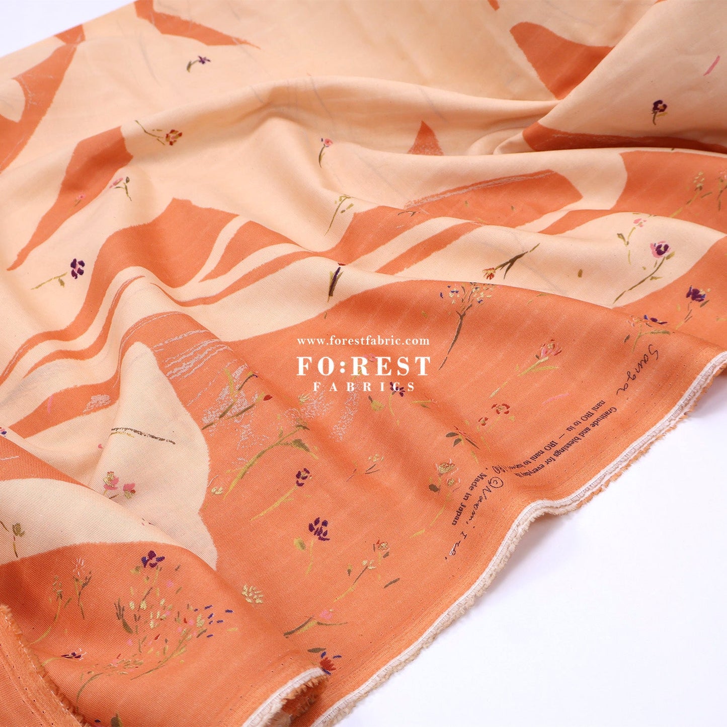 Linen - Sanga fabric 亞麻 - FO:REST Fabric 布恩堂Liberty fabrictana lawnjapanese fabricykk zipper