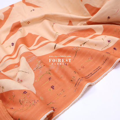 Linen - Sanga fabric 亞麻 - FO:REST Fabric 布恩堂Liberty fabrictana lawnjapanese fabricykk zipper