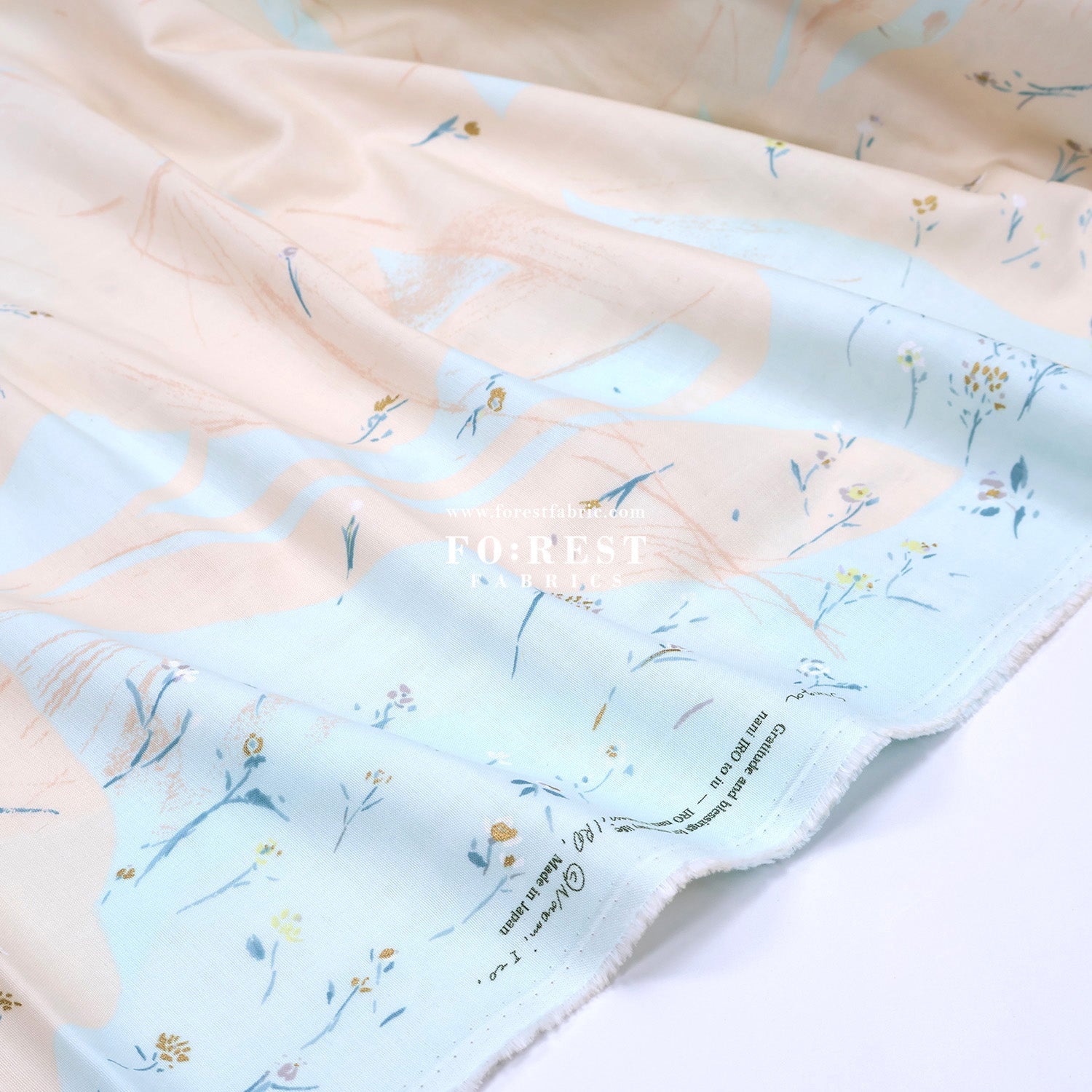 Linen - Sanga fabric 亞麻 - FO:REST Fabric 布恩堂Liberty fabrictana lawnjapanese fabricykk zipper
