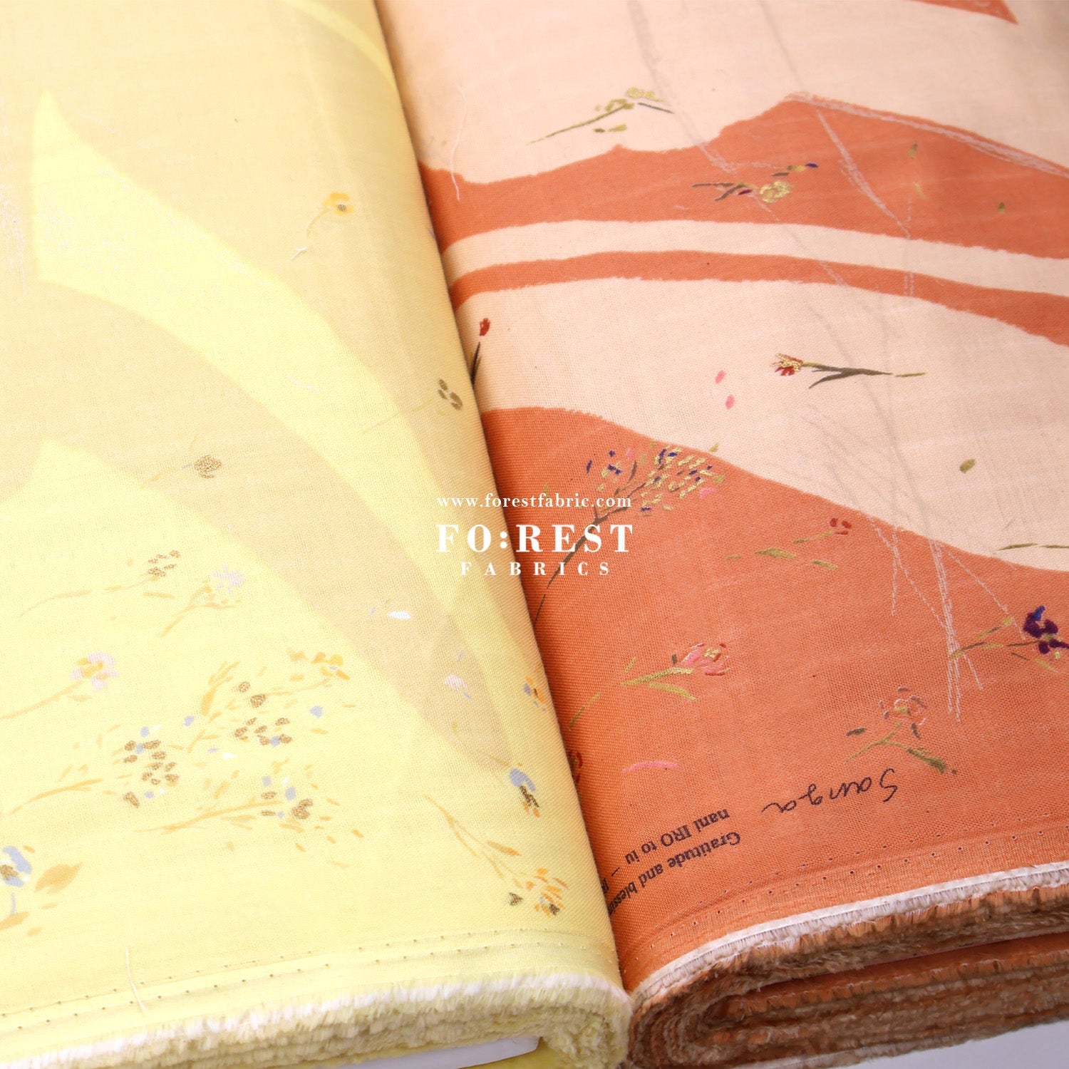 Linen - Sanga fabric 亞麻 - FO:REST Fabric 布恩堂Liberty fabrictana lawnjapanese fabricykk zipper