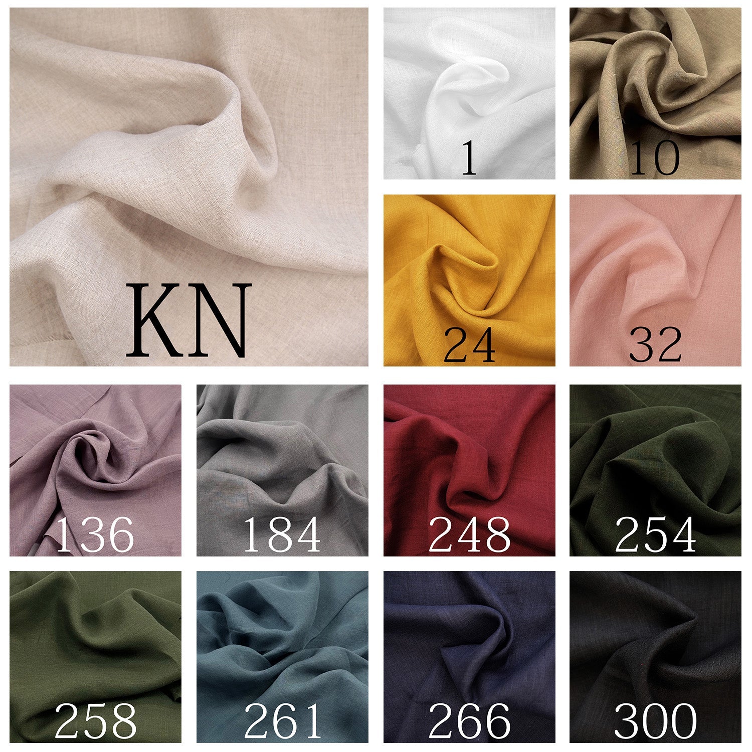 Linen - solid fabric 全麻布 - FO:REST Fabric 布恩堂Liberty fabrictana lawnjapanese fabricykk zipper