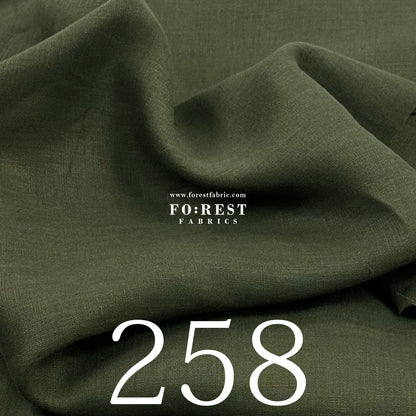 Linen - solid fabric 全麻布 - FO:REST Fabric 布恩堂Liberty fabrictana lawnjapanese fabricykk zipper