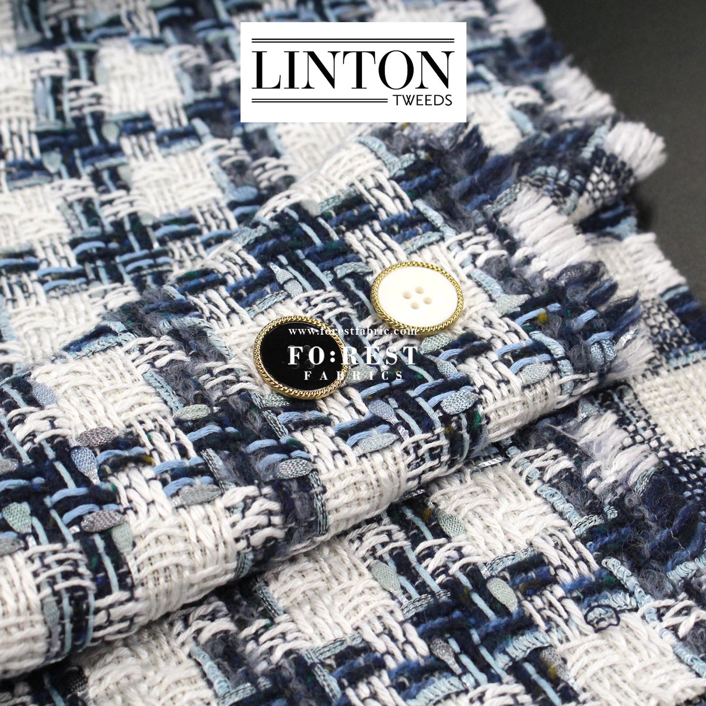 Linton Tweeds 0074 - FO:REST Fabric 布恩堂Liberty fabrictana lawnjapanese fabricykk zipper