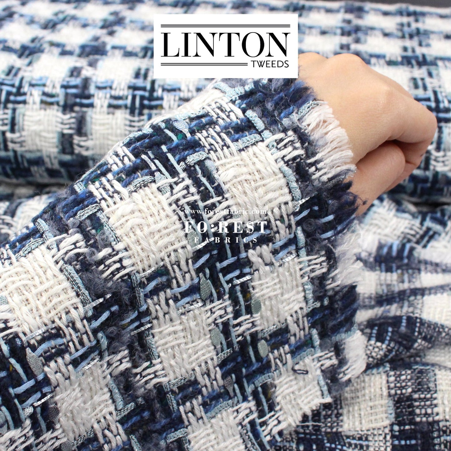 Linton Tweeds 0074 - FO:REST Fabric 布恩堂Liberty fabrictana lawnjapanese fabricykk zipper