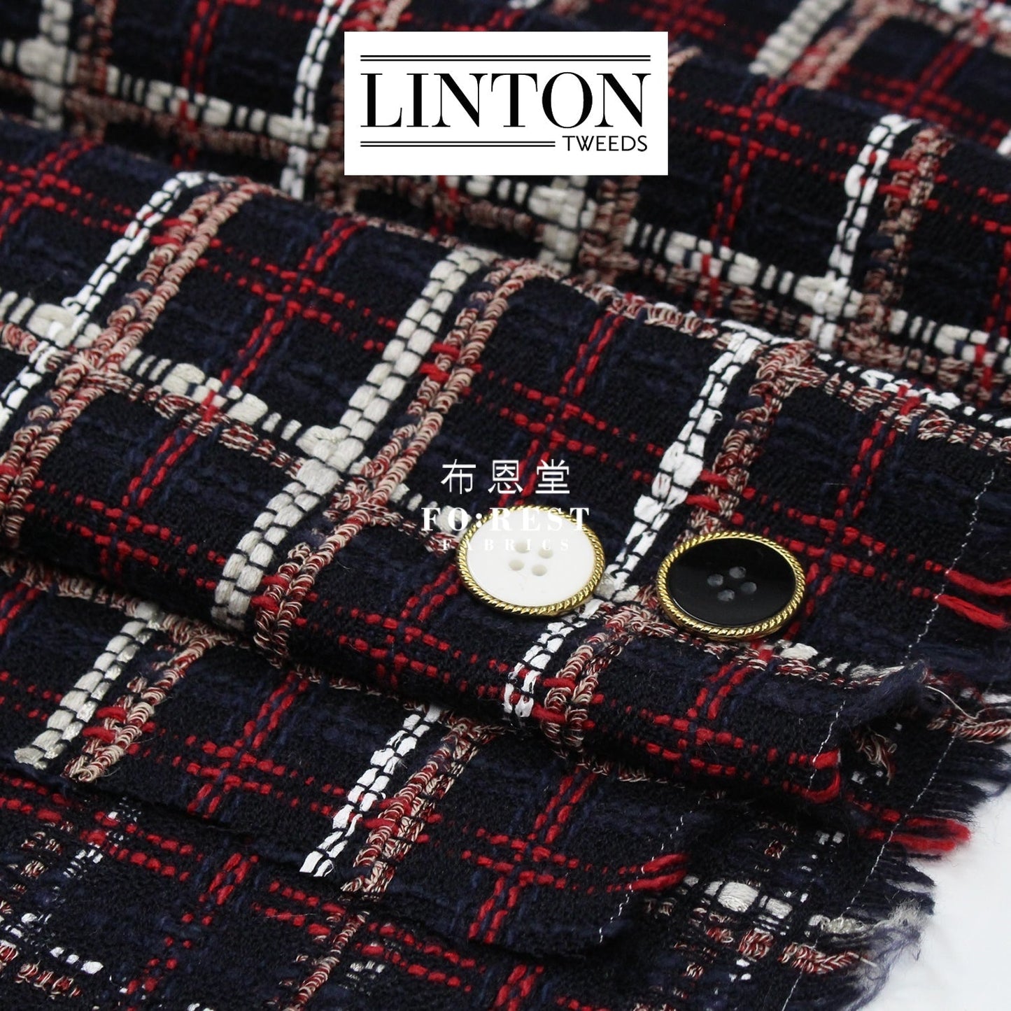 Linton Tweeds 0099 - FO:REST Fabric 布恩堂Liberty fabrictana lawnjapanese fabricykk zipper