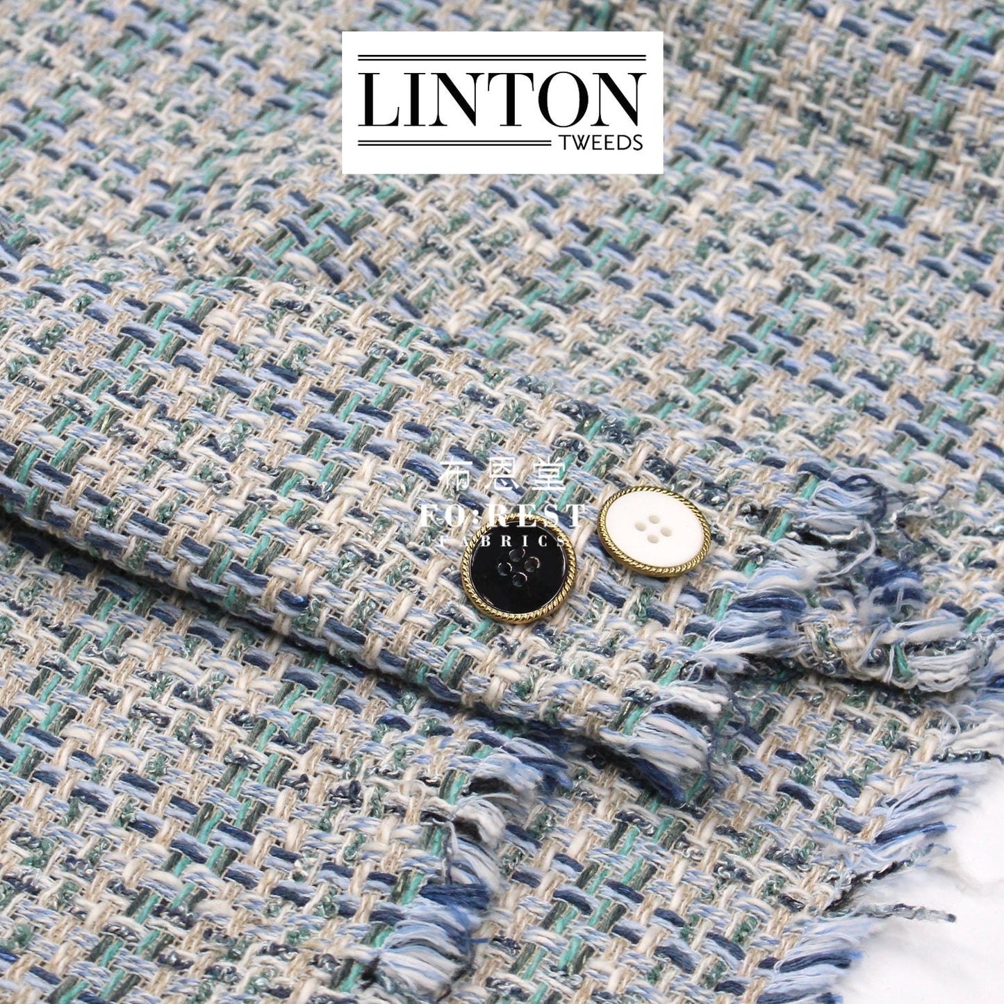 Linton Tweeds 0104 - FO:REST Fabric 布恩堂Liberty fabrictana lawnjapanese fabricykk zipper