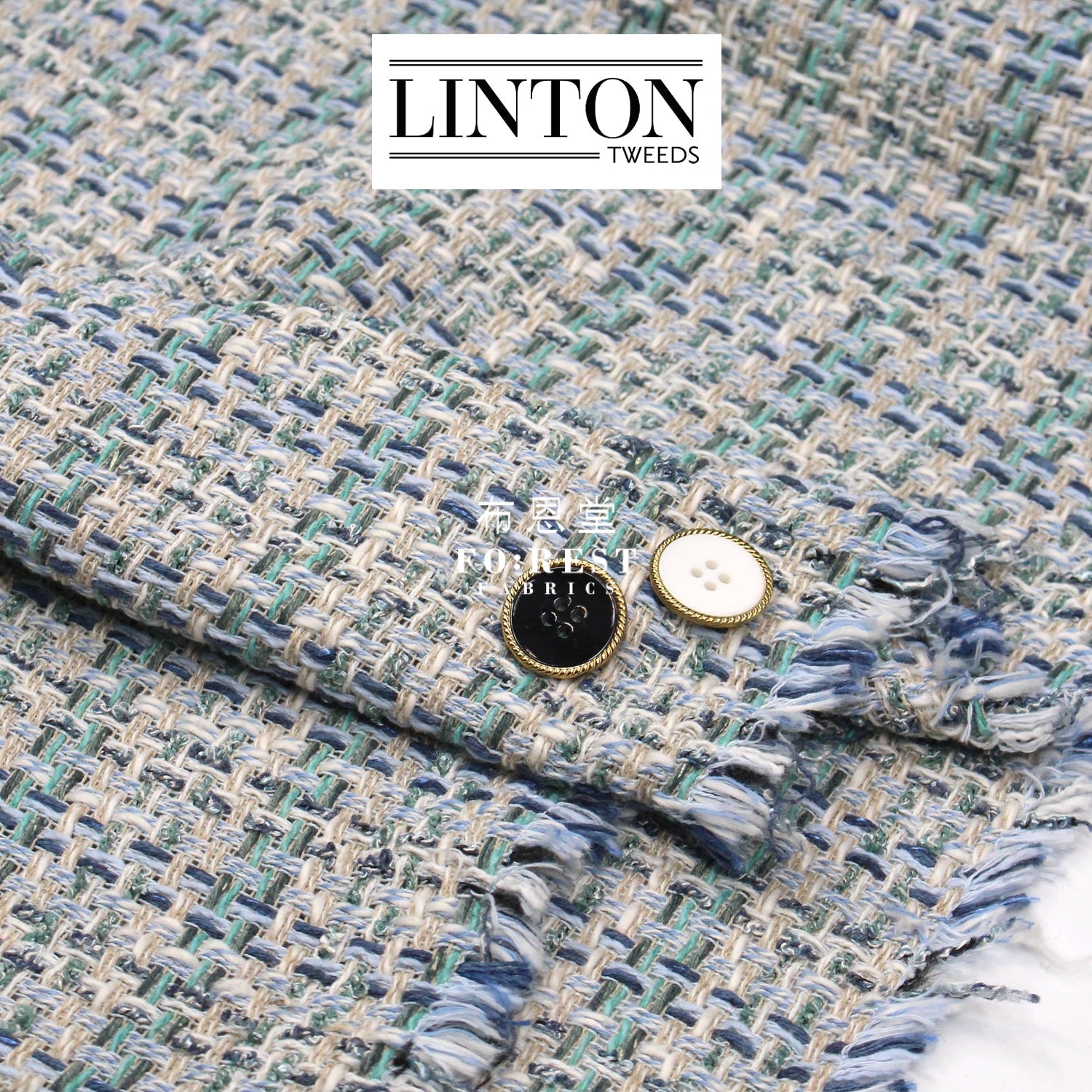 Linton Tweeds 0104 - FO:REST Fabric 布恩堂Liberty fabrictana lawnjapanese fabricykk zipper