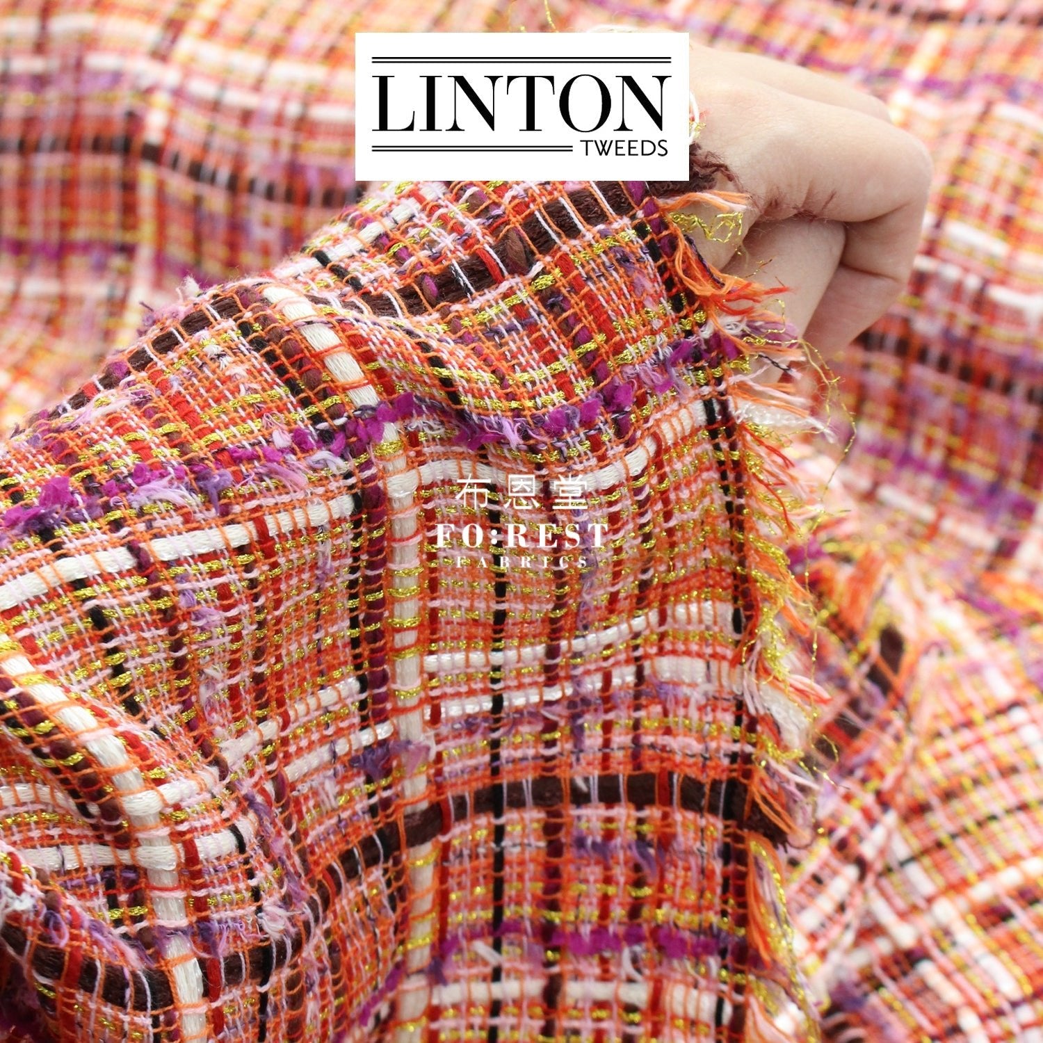 Linton Tweeds 0108 - FO:REST Fabric 布恩堂Liberty fabrictana lawnjapanese fabricykk zipper