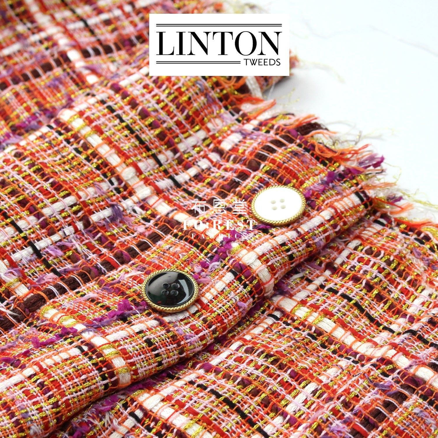Linton Tweeds 0108 - FO:REST Fabric 布恩堂Liberty fabrictana lawnjapanese fabricykk zipper