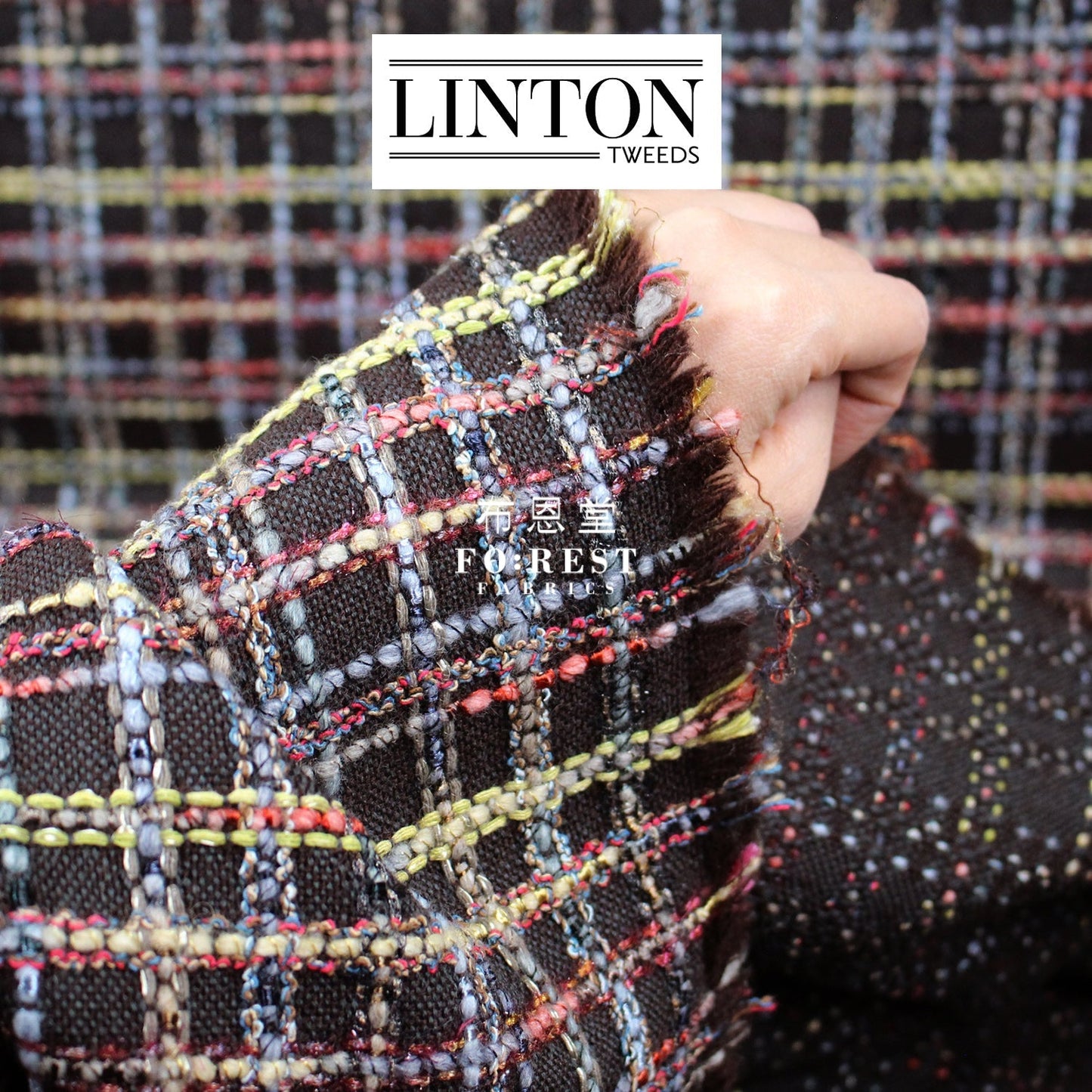 Linton Tweeds 0121 - FO:REST Fabric 布恩堂Liberty fabrictana lawnjapanese fabricykk zipper