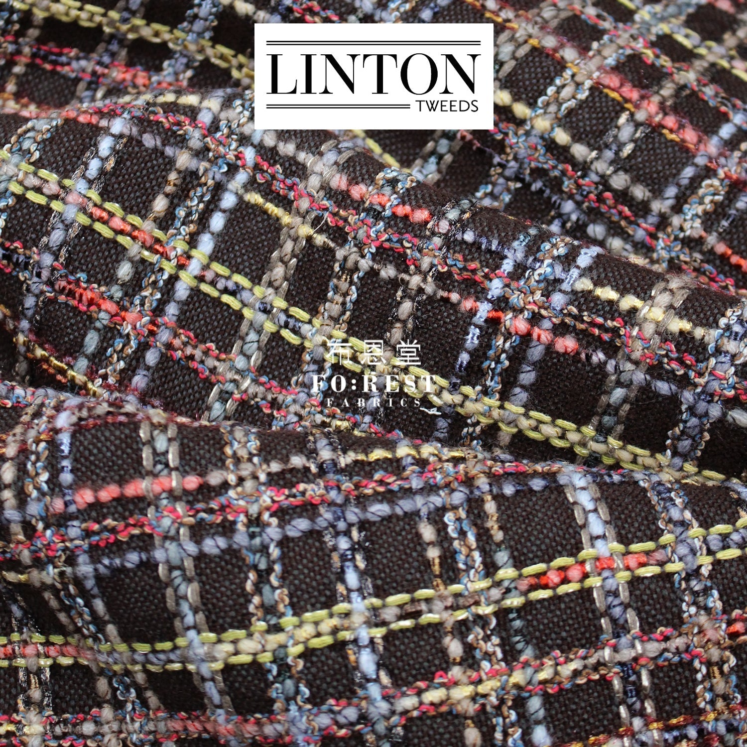 Linton Tweeds 0121 - FO:REST Fabric 布恩堂Liberty fabrictana lawnjapanese fabricykk zipper