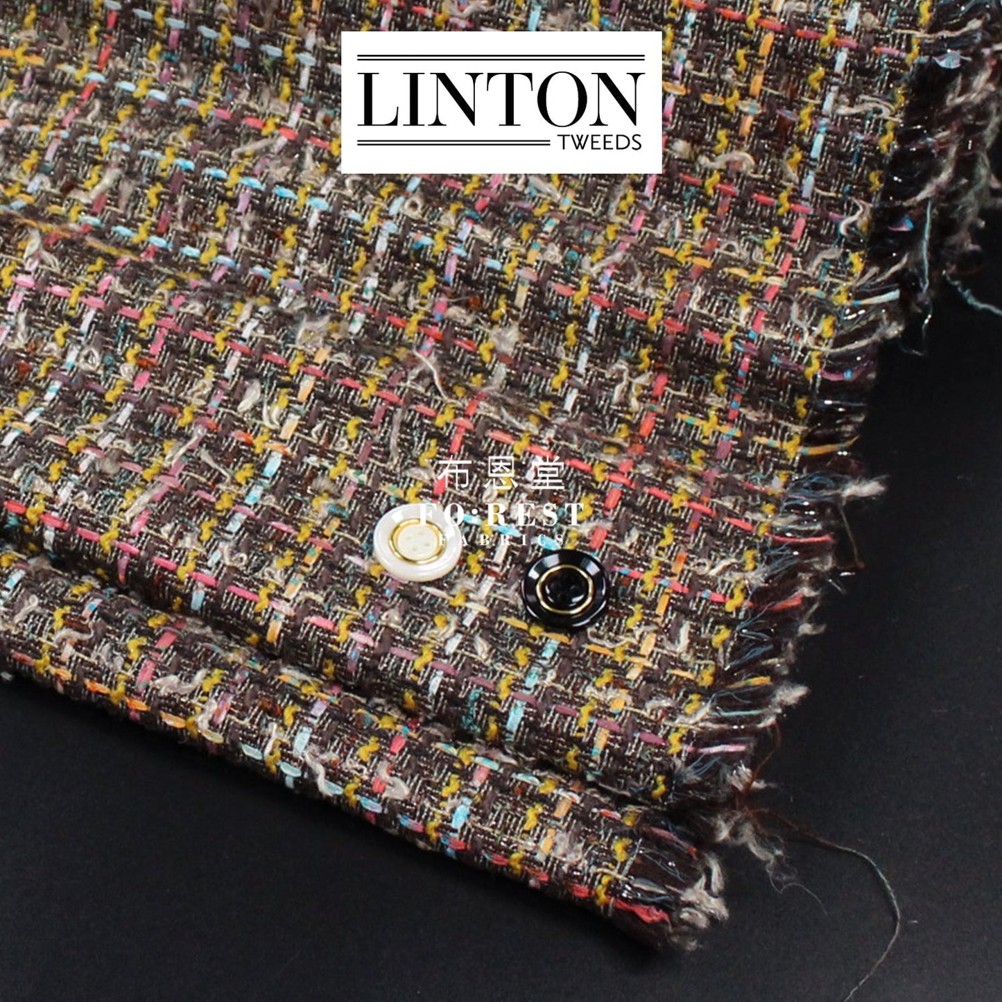 Linton Tweeds 0124 - FO:REST Fabric 布恩堂Liberty fabrictana lawnjapanese fabricykk zipper