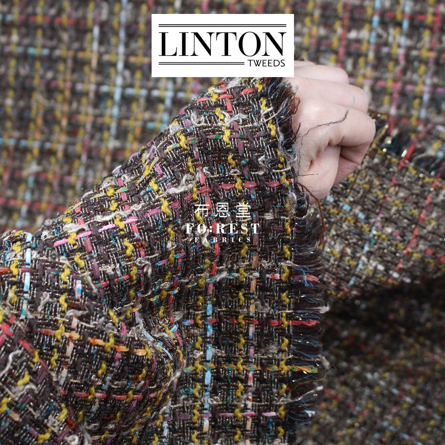 Linton Tweeds 0124 - FO:REST Fabric 布恩堂Liberty fabrictana lawnjapanese fabricykk zipper