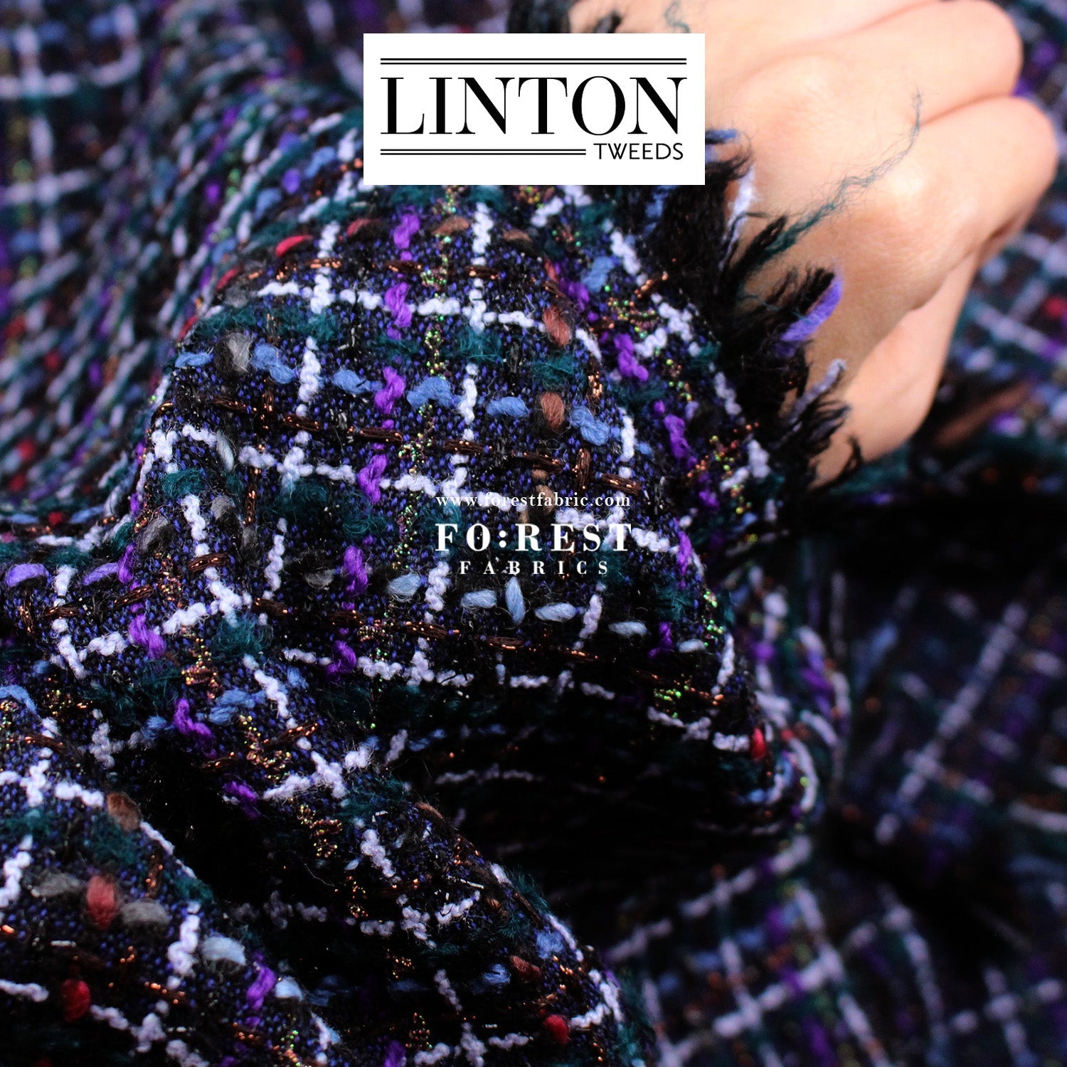 Linton Tweeds 0131 - FO:REST Fabric 布恩堂Liberty fabrictana lawnjapanese fabricykk zipper