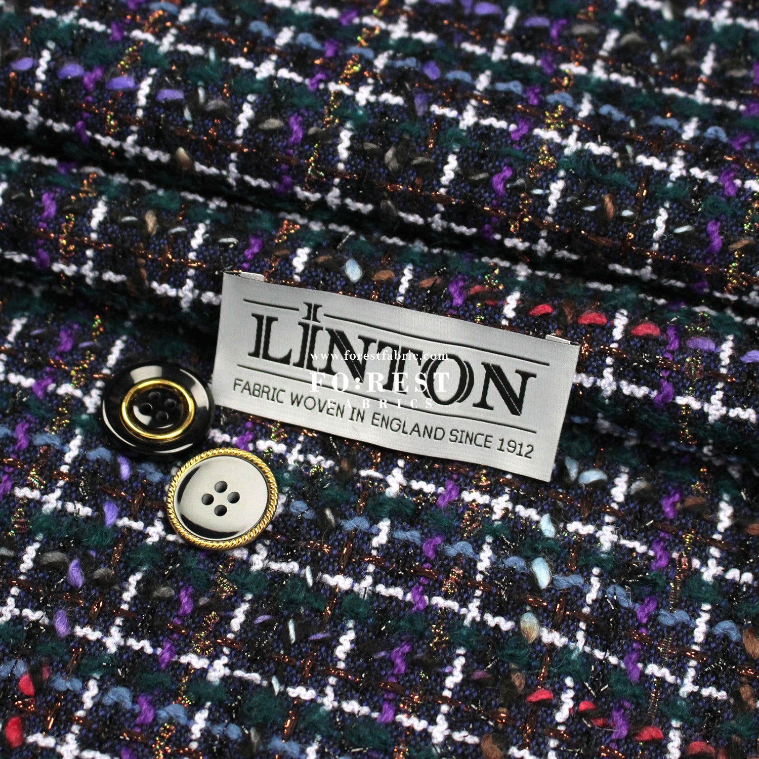 Linton Tweeds 0131 - FO:REST Fabric 布恩堂Liberty fabrictana lawnjapanese fabricykk zipper