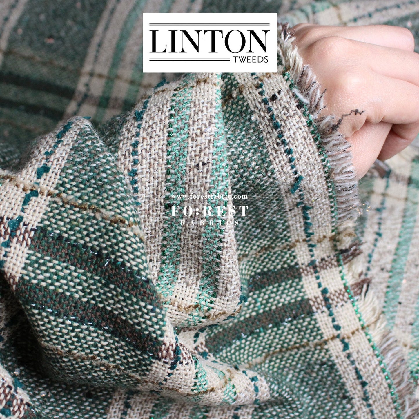 Linton Tweeds 0133 - FO:REST Fabric 布恩堂Liberty fabrictana lawnjapanese fabricykk zipper