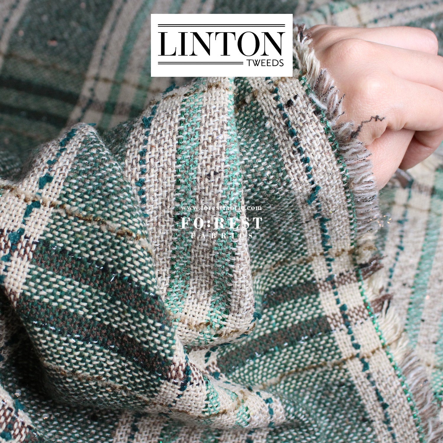 Linton Tweeds 0133 - FO:REST Fabric 布恩堂Liberty fabrictana lawnjapanese fabricykk zipper