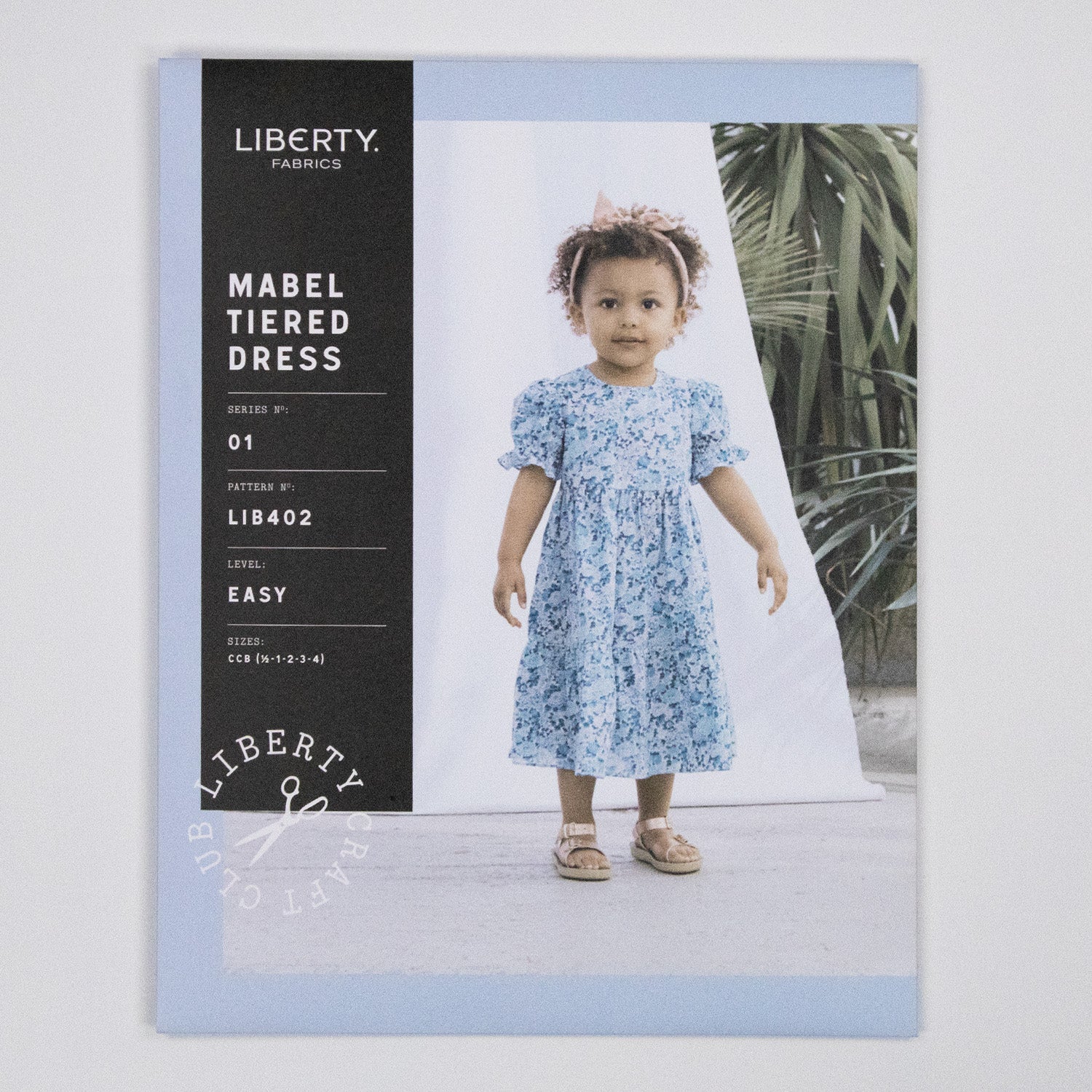 Mabel Tiered Dress Kids Set - Liberty Paper pattern - FO:REST Fabric 布恩堂Liberty fabrictana lawnjapanese fabricykk zipper