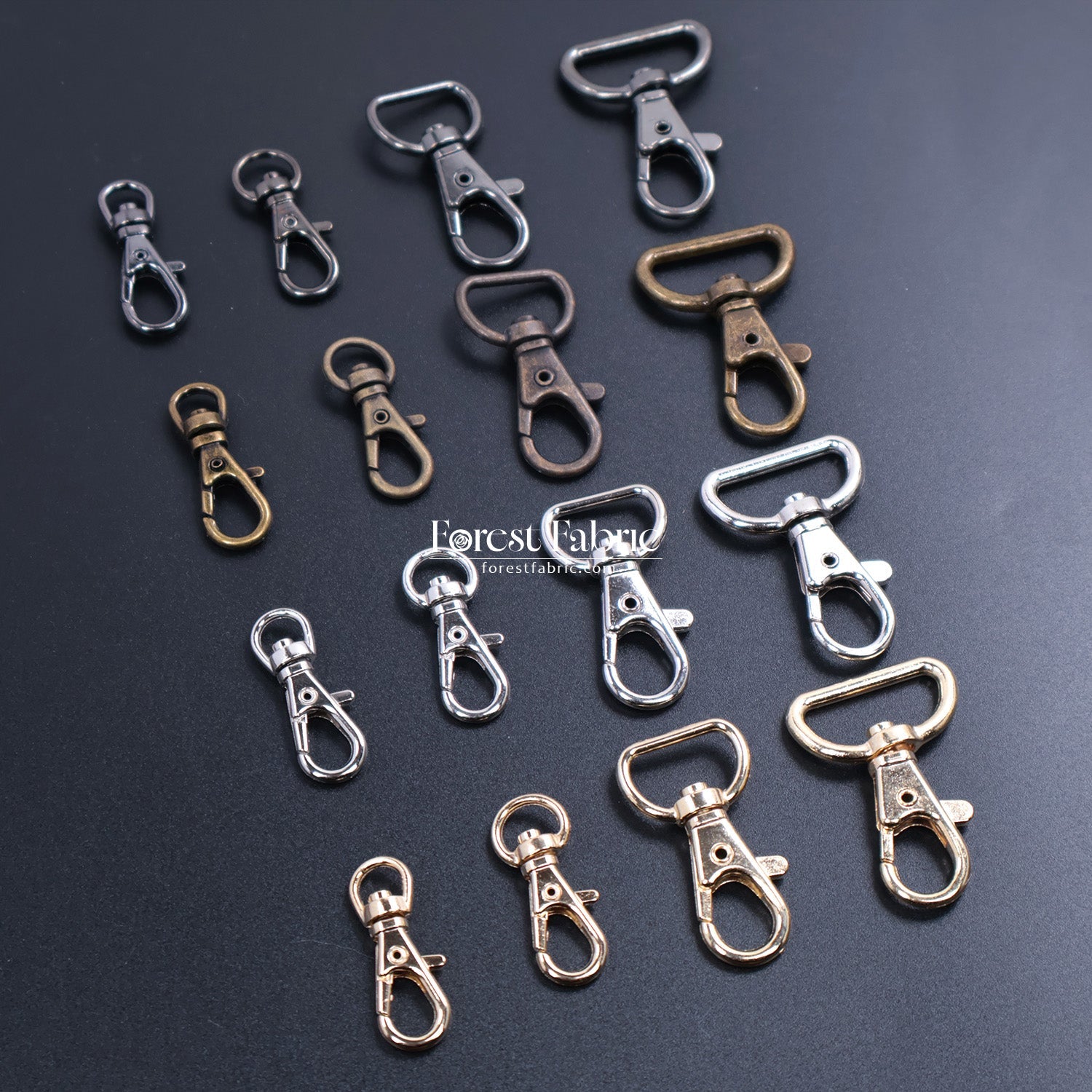 Metal Lobster Clasp - FO:REST Fabric 布恩堂Liberty fabrictana lawnjapanese fabricykk zipper