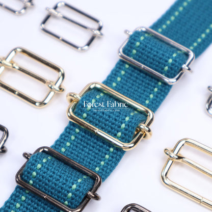 Metal Rectangle Adjustable Slide - FO:REST Fabric 布恩堂Liberty fabrictana lawnjapanese fabricykk zipper