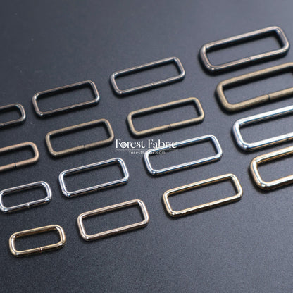 Metal Rectangle Buckle Ring - FO:REST Fabric 布恩堂Liberty fabrictana lawnjapanese fabricykk zipper