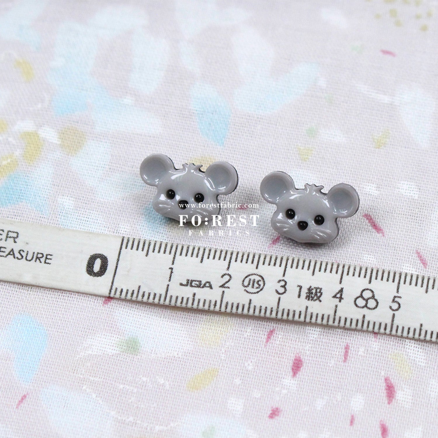 Mouse Buttons - FO:REST Fabric 布恩堂Liberty fabrictana lawnjapanese fabricykk zipper