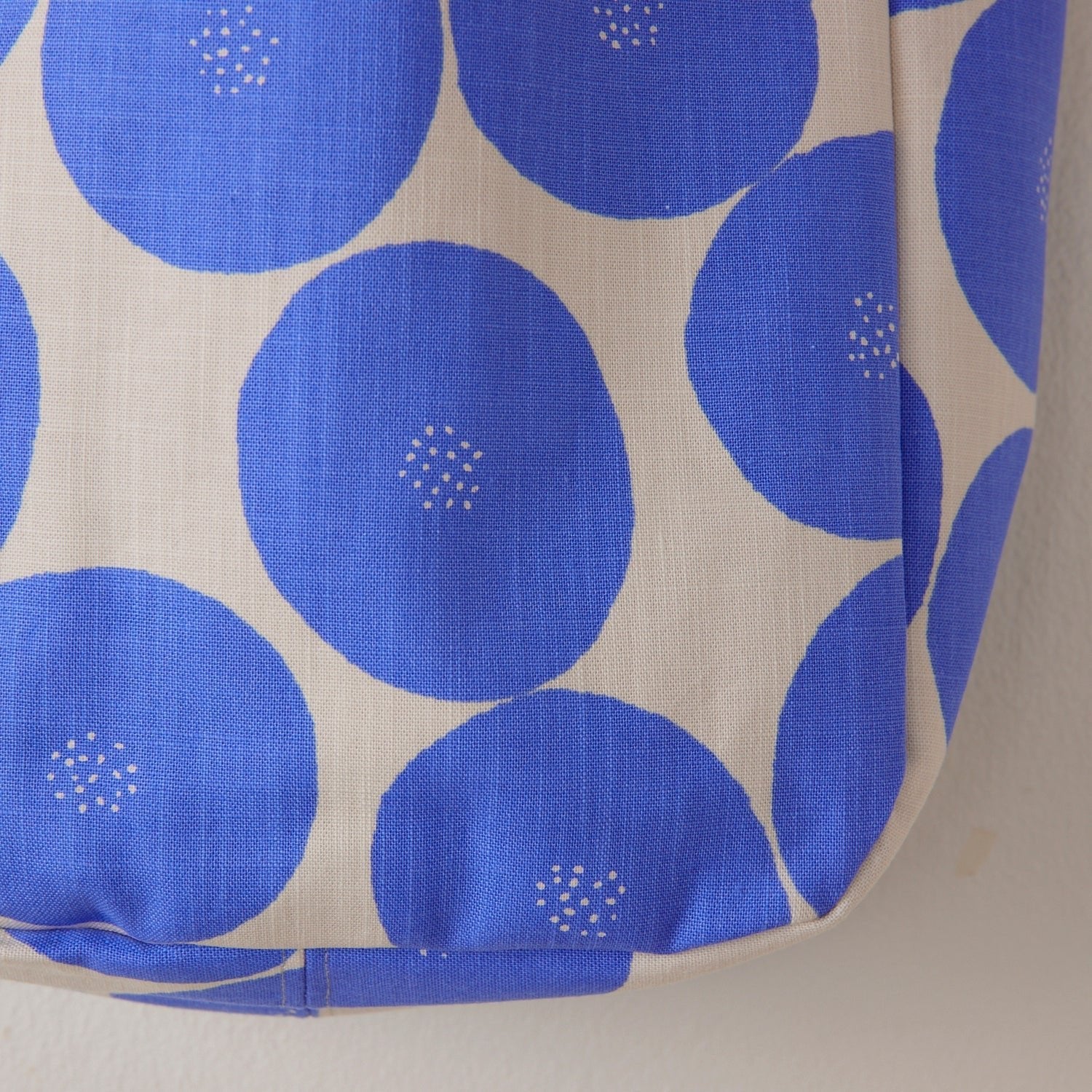Muddy works - Canvas - Anpan bread fabric Blue - FO:REST Fabric 布恩堂Liberty fabrictana lawnjapanese fabricykk zipper