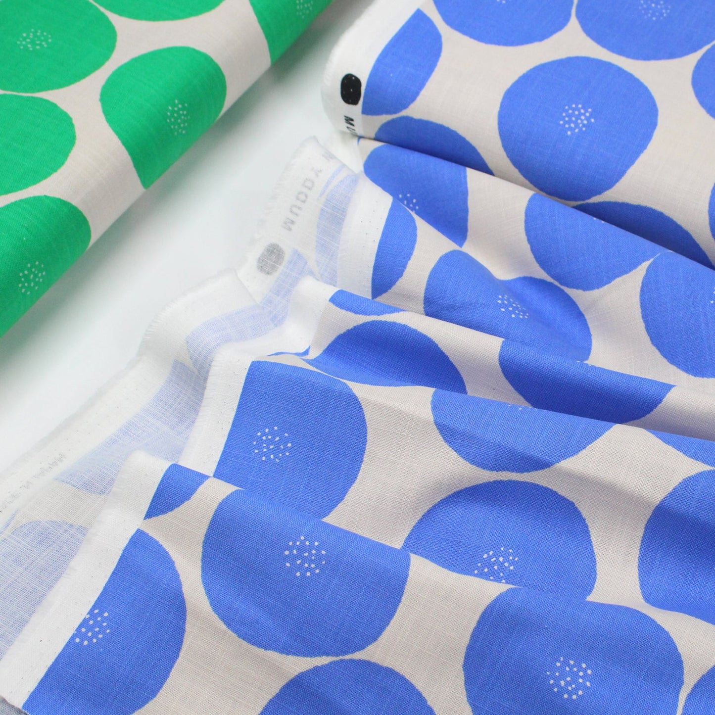 Muddy works - Canvas - Anpan bread fabric Blue - FO:REST Fabric 布恩堂Liberty fabrictana lawnjapanese fabricykk zipper