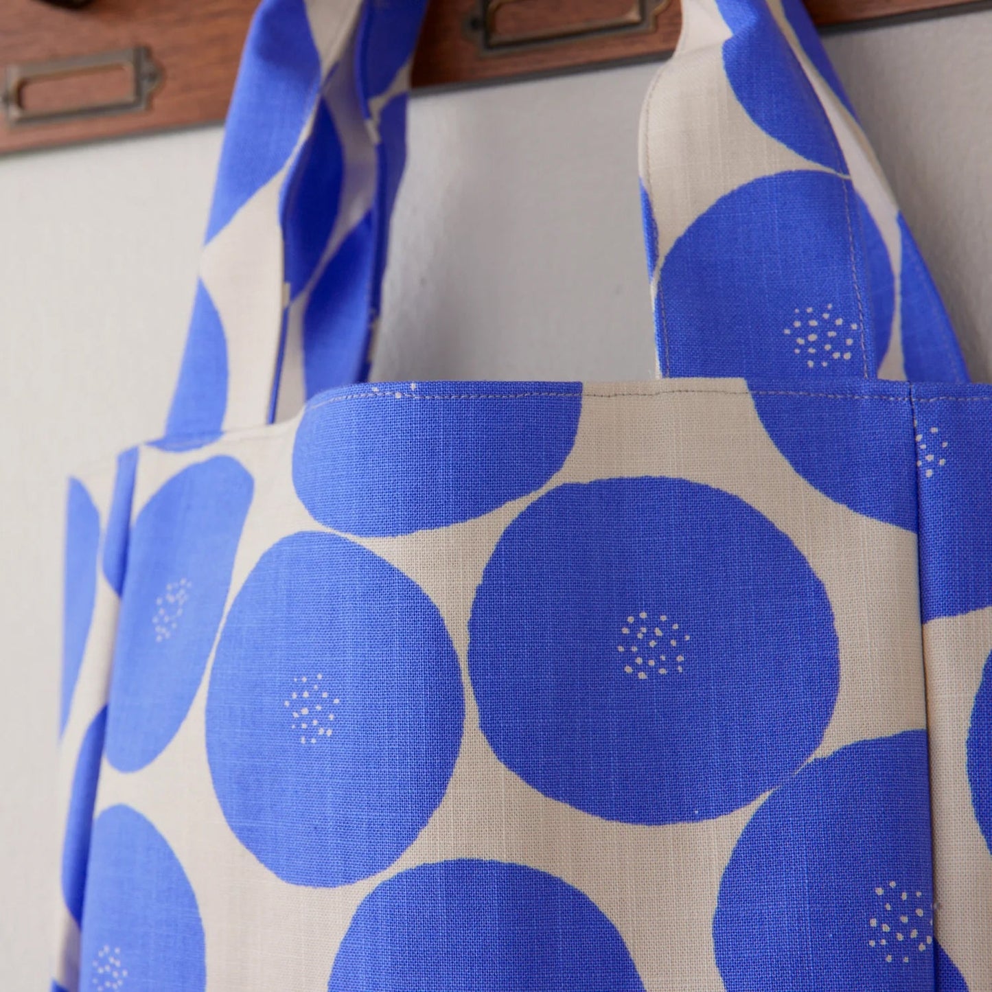 Muddy works - Canvas - Anpan bread fabric Blue - FO:REST Fabric 布恩堂Liberty fabrictana lawnjapanese fabricykk zipper
