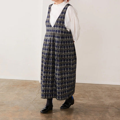 Muddy works - Organic Oxford - Ladder fabric A - FO:REST Fabric 布恩堂Liberty fabrictana lawnjapanese fabricykk zipper