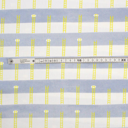 Muddy works - Organic Oxford - Ladder fabric A - FO:REST Fabric 布恩堂Liberty fabrictana lawnjapanese fabricykk zipper