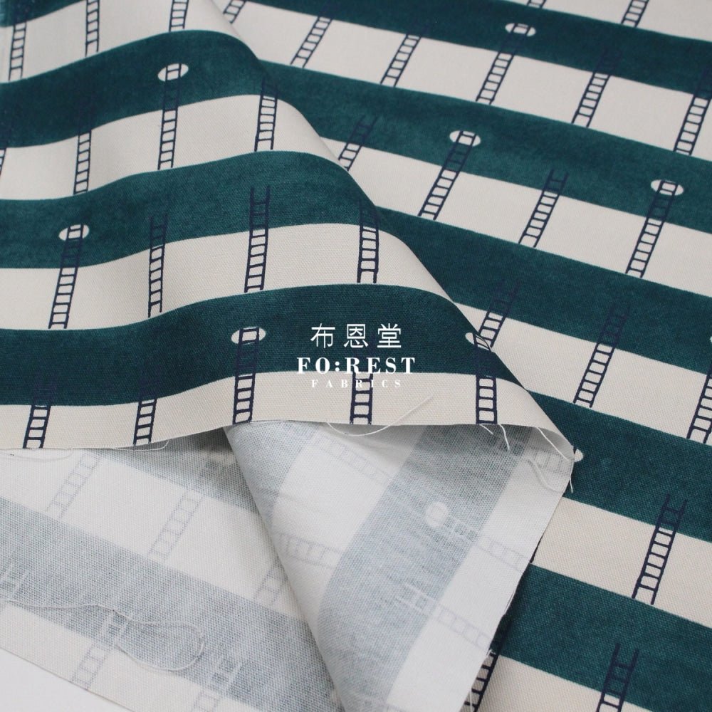 Muddy works - Organic Oxford - Ladder fabric B - FO:REST Fabric 布恩堂Liberty fabrictana lawnjapanese fabricykk zipper