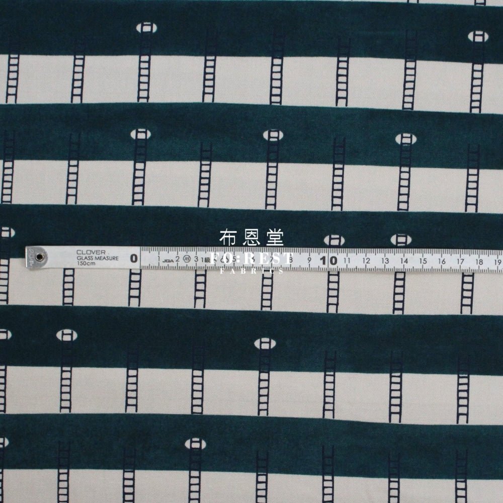 Muddy works - Organic Oxford - Ladder fabric B - FO:REST Fabric 布恩堂Liberty fabrictana lawnjapanese fabricykk zipper