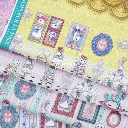 My little tailor - Lawn - Alice Teaparty - FO:REST Fabric 布恩堂Liberty fabrictana lawnjapanese fabricykk zipper